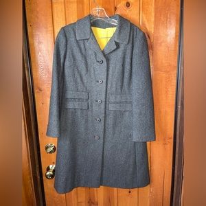Gray Wool Coats XS Vintage